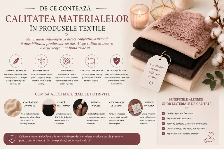 De ce contează calitatea materialelor în produsele textile
