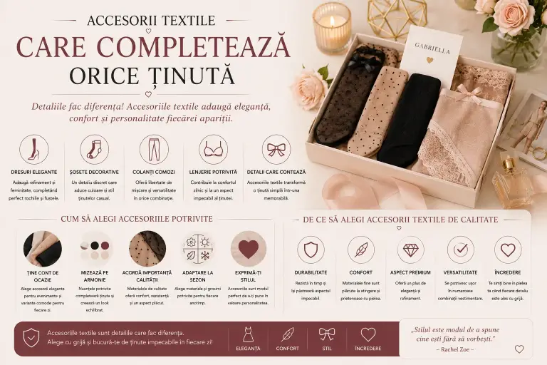Accesorii textile care completează orice ținută
