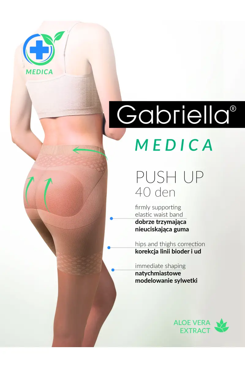 Dres dama Gabriella, Medica-Push-up, 40 den -G128