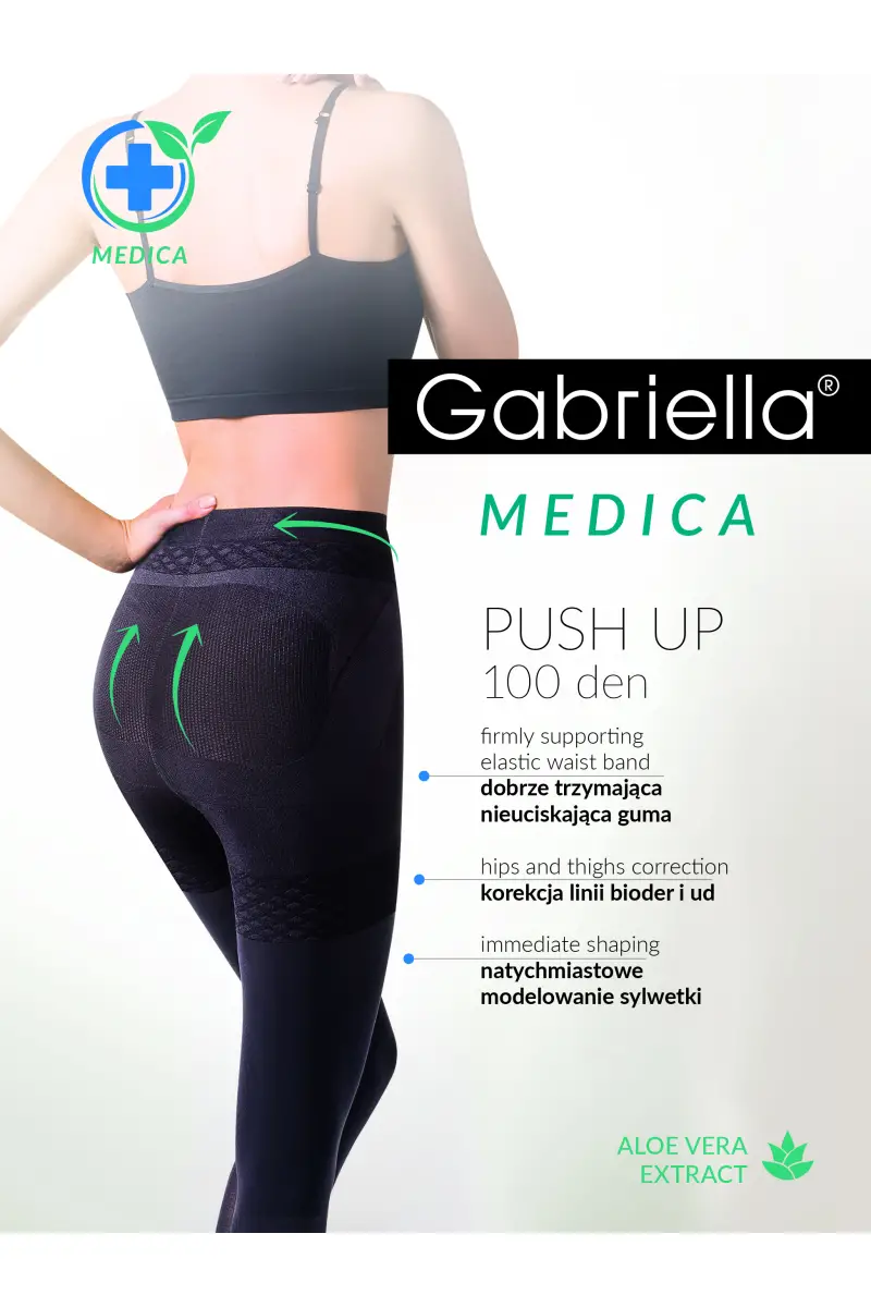 Dresuri dama Gabriella, Medica-Push-up 100 den G171.
