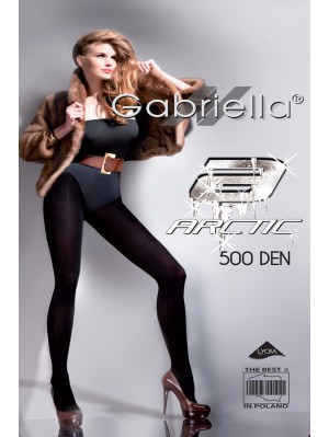 Dresuri dama Gabriella, Microfibra+Lana, Arctic 500 den-G159