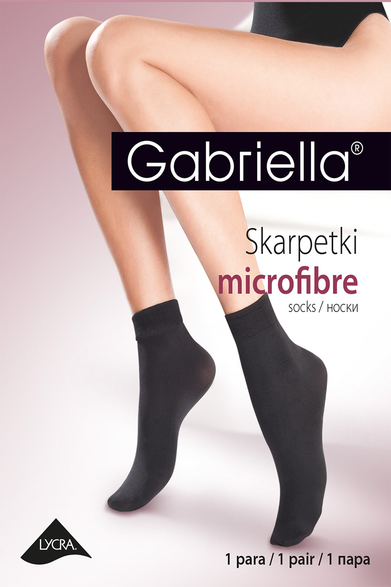 Șosete 1/4 Gabriella, Microfibră 50 den -G601.